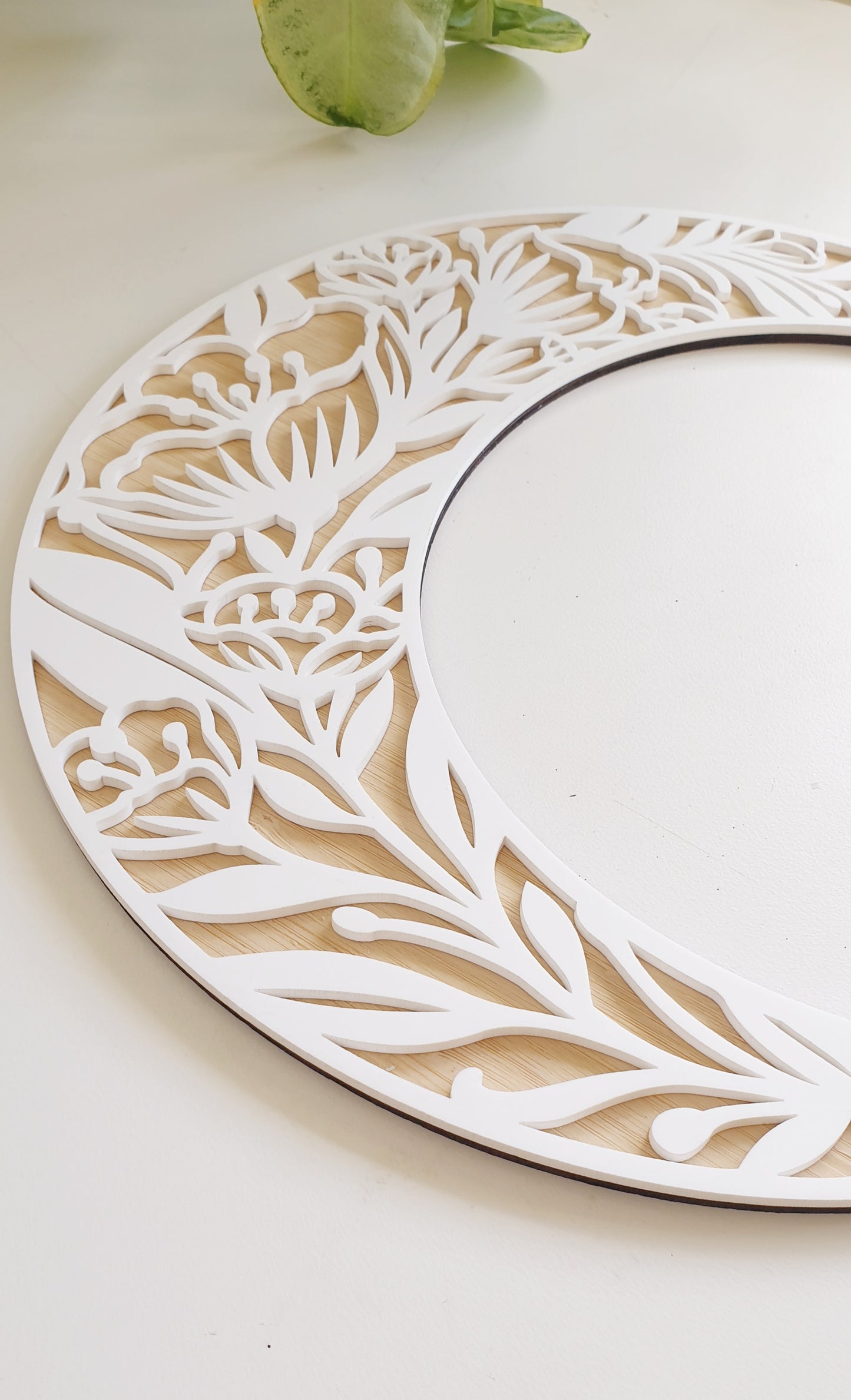 Floral Luna Wall Name