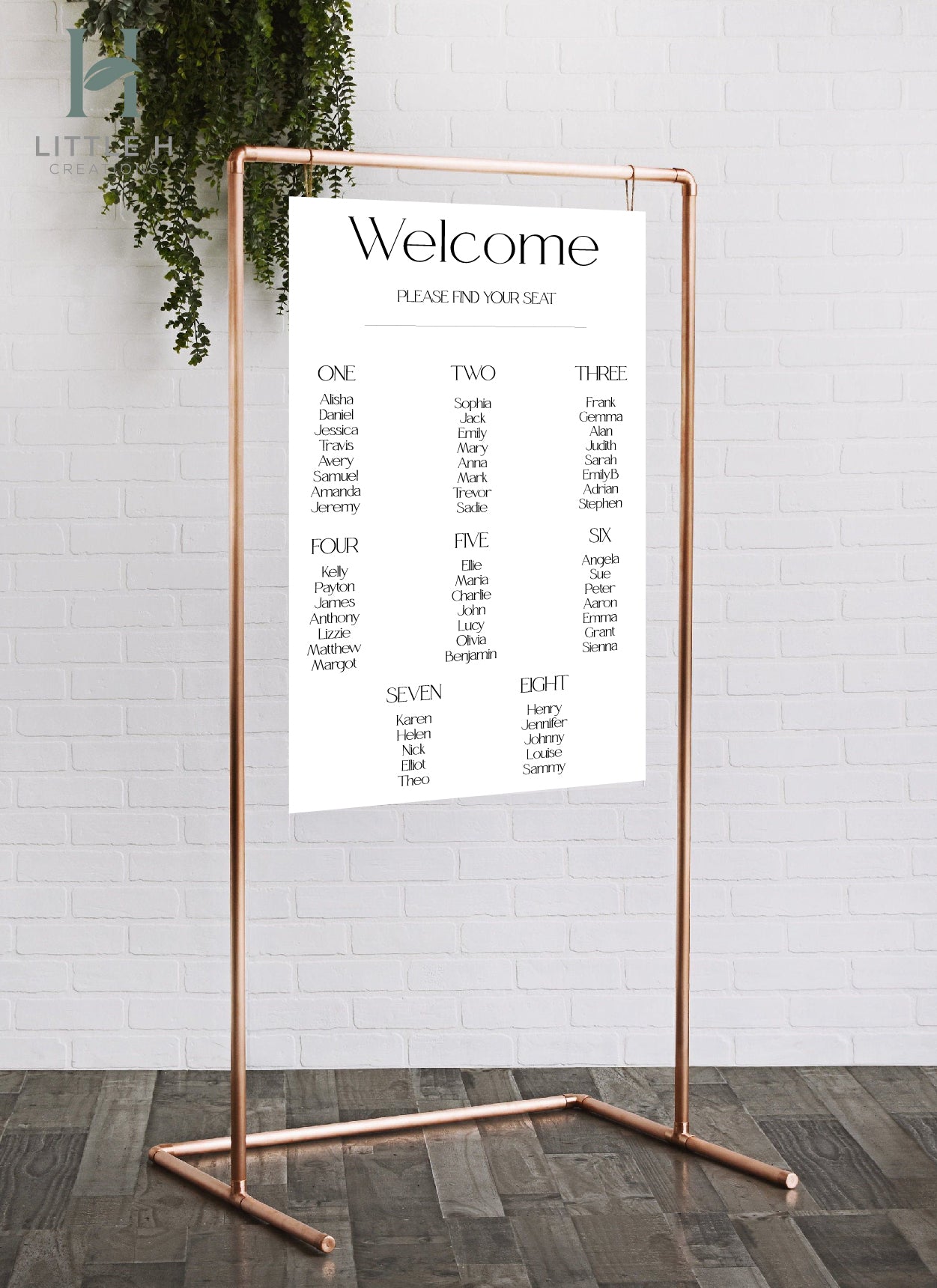 Seating Chart - Classic Range