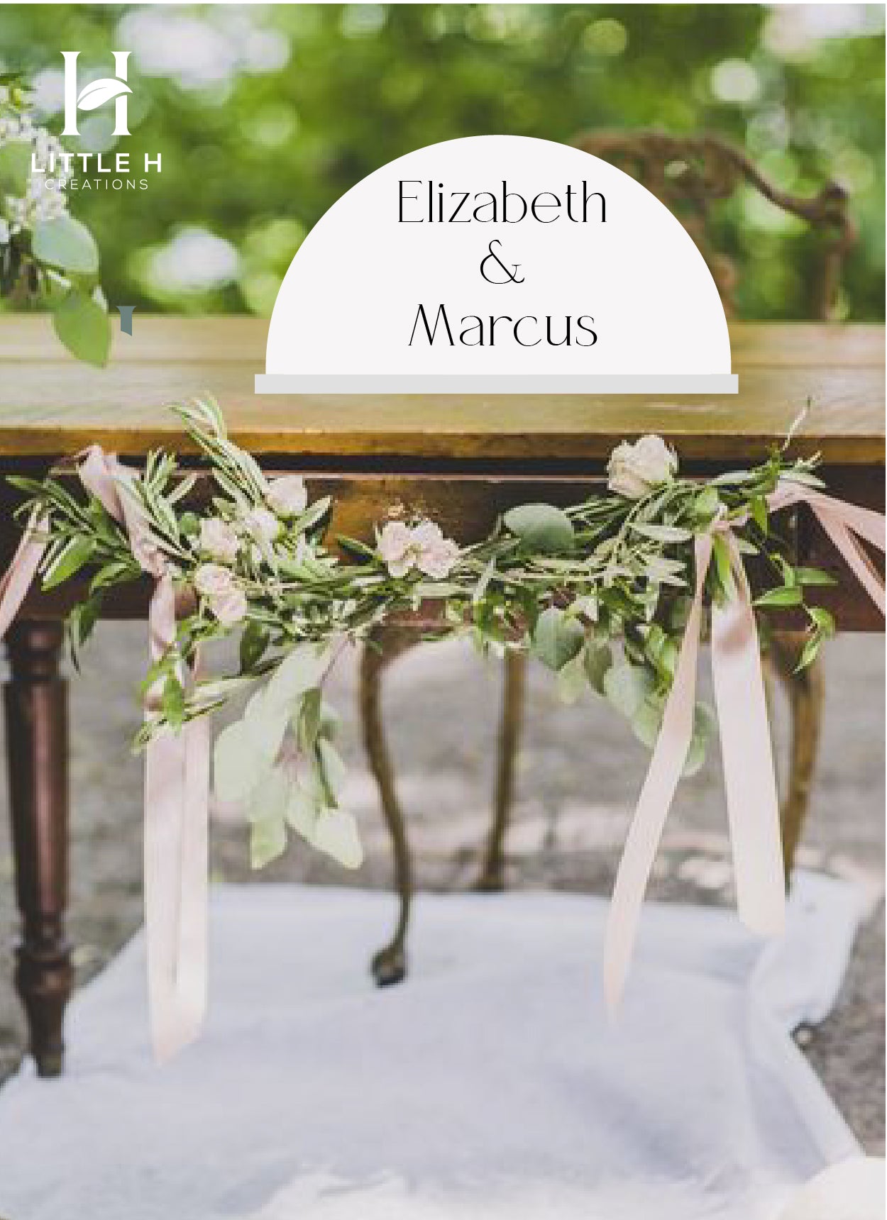 Table Arch Sign - Classic Range