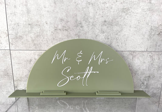 Table Arch Sign - Botanical Range