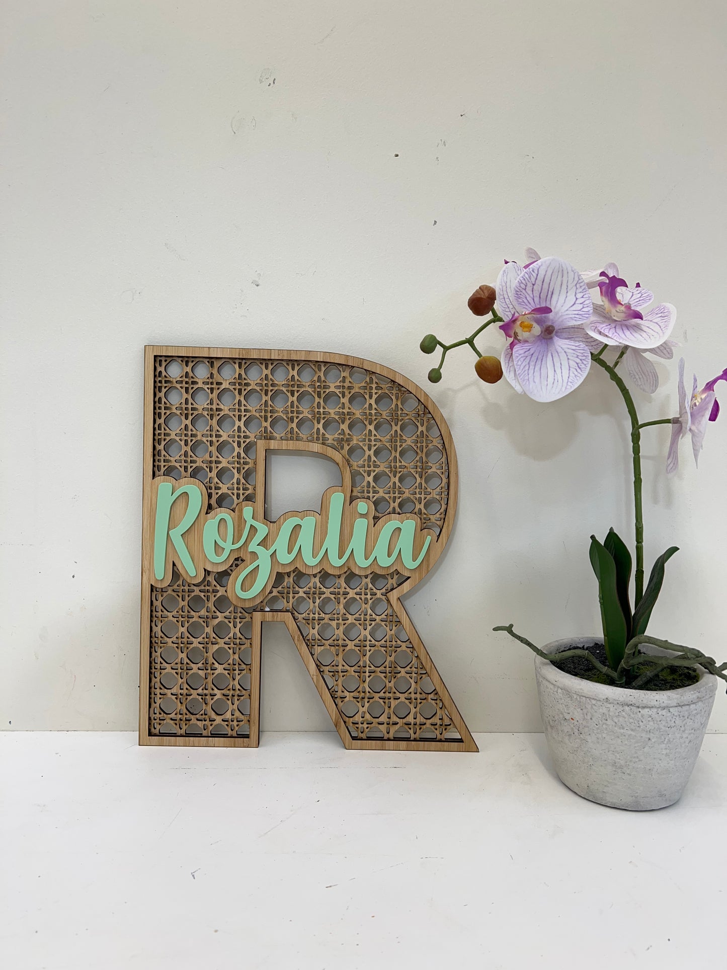 Rattan Wall Name