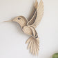 3D Hummingbird Wall Art