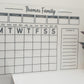 Dry Erase Acrylic Weekly/Monthly Calendar