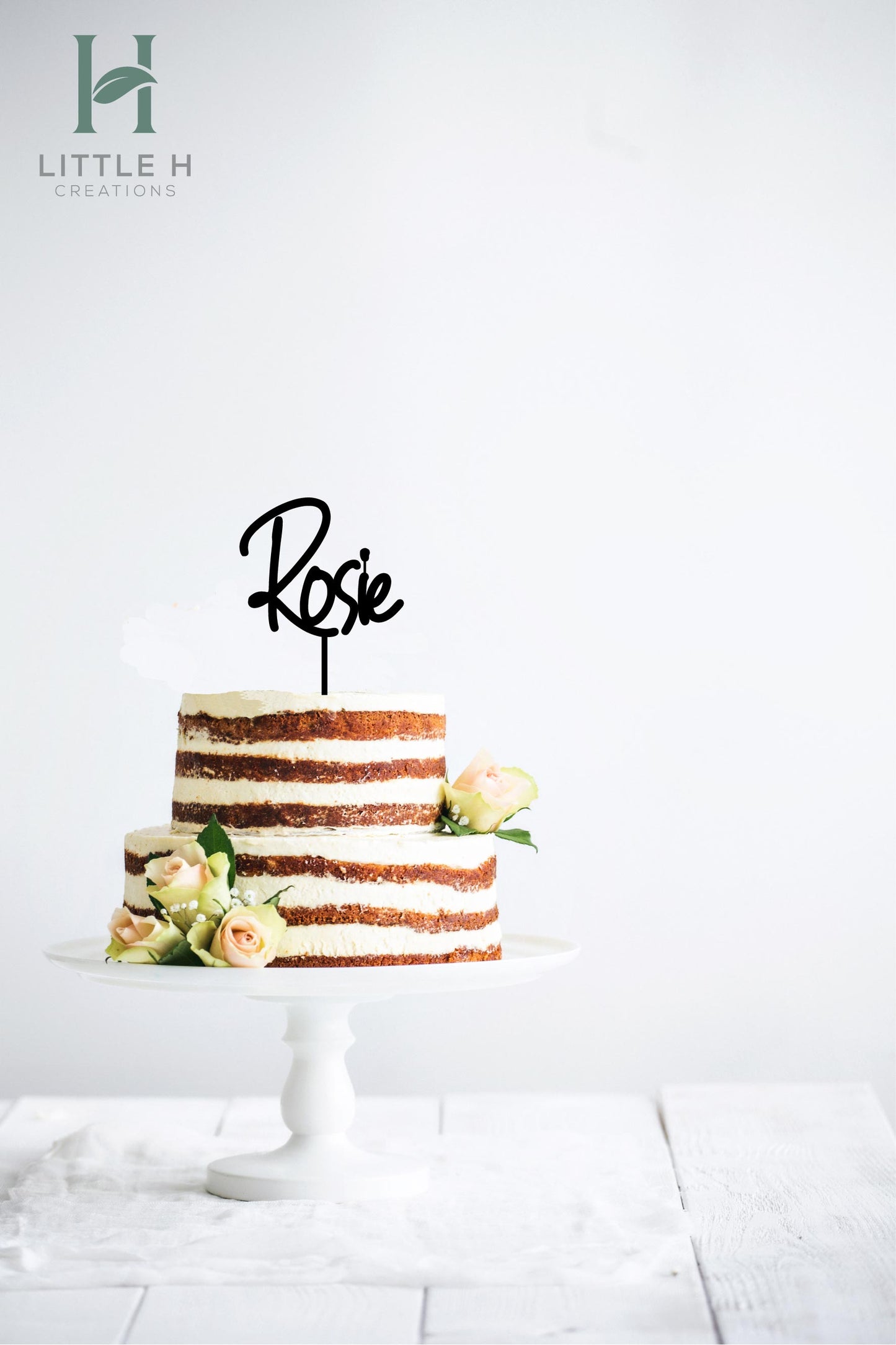Name Cake Topper - Script