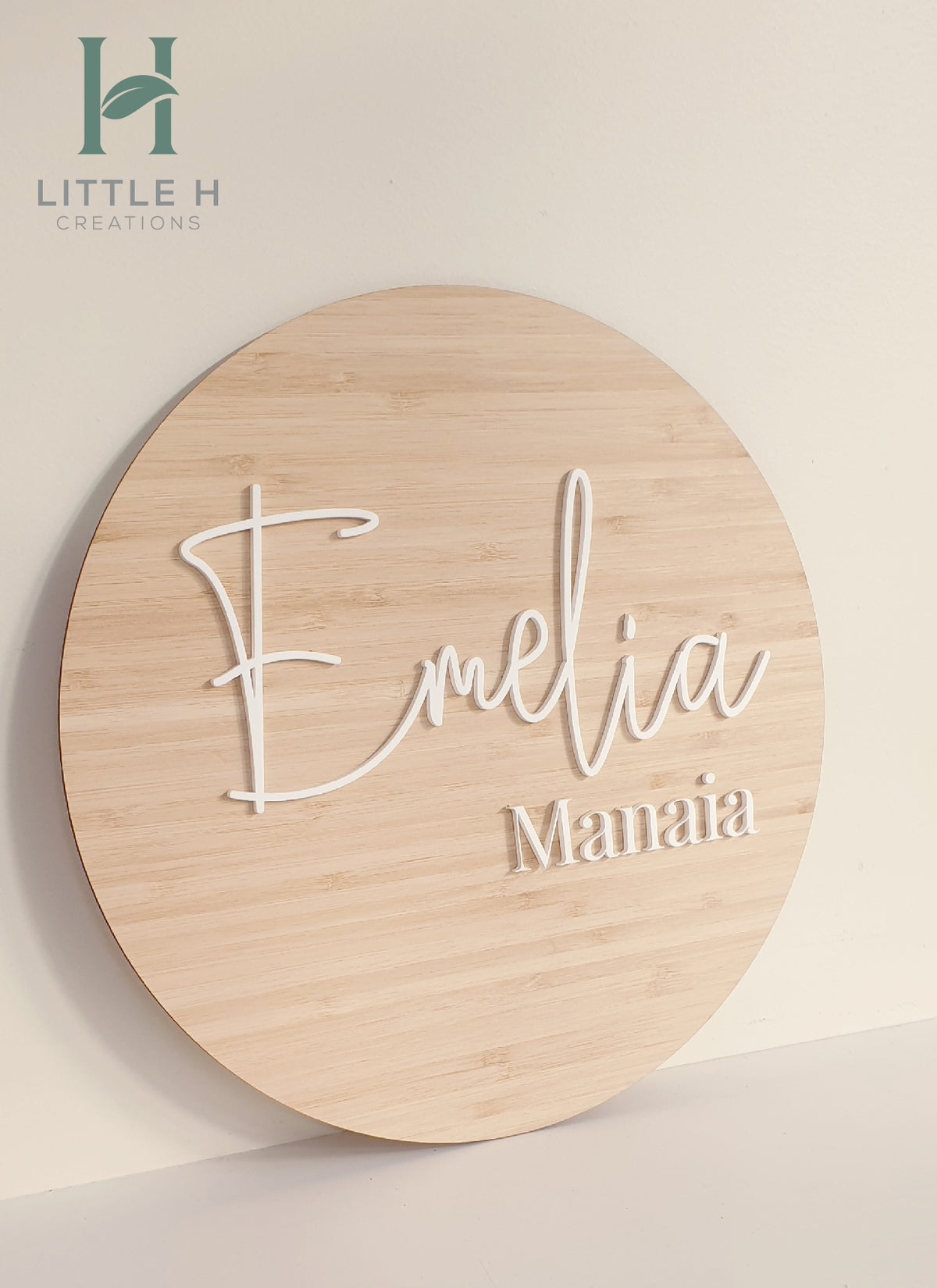 Wall Name Round – Little H Creations