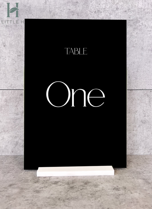 Table Number - Classic Range